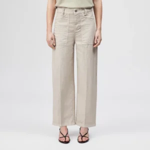 Derive  - Kleur:  Pelican /beige - Drykorn broek