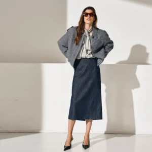 Gentiana - Kleur: donker demin - Drykorn rok