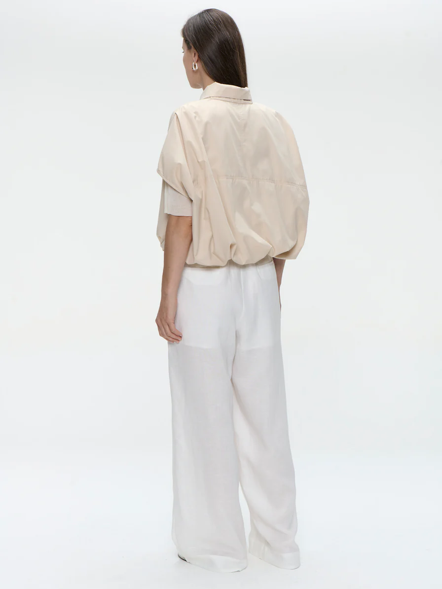 Anda oversized blouse- Jane Lushka - kleur: beige - Afbeelding 5