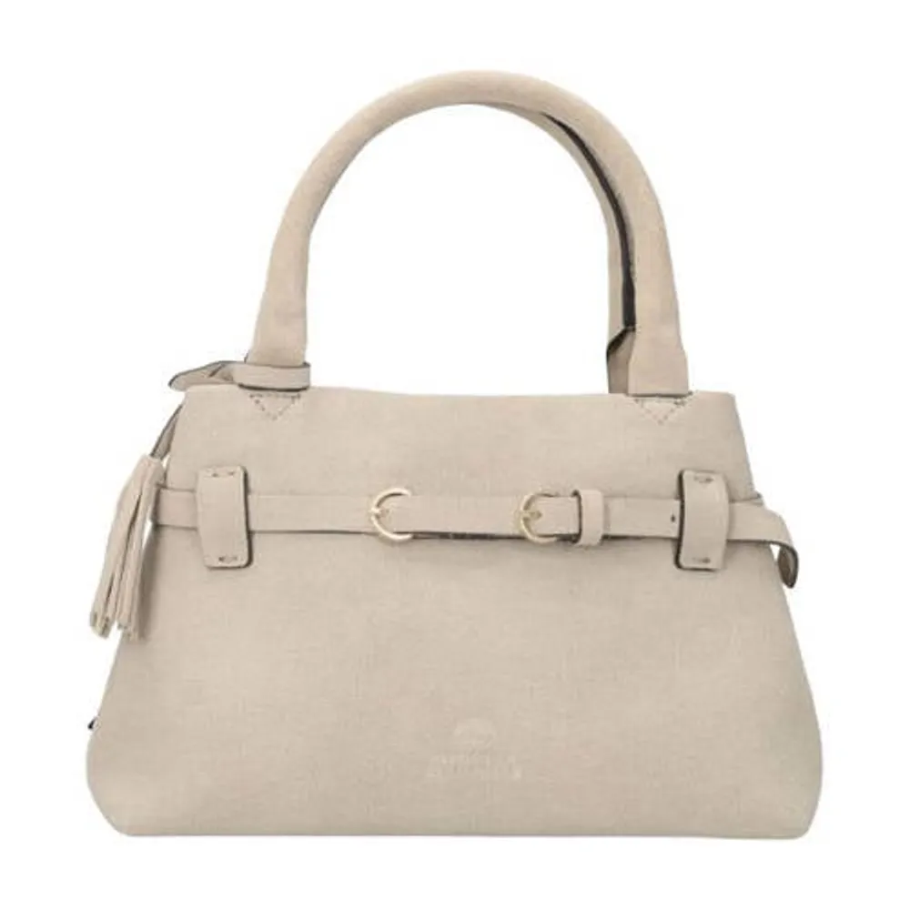 Mae handtas Mini suède – kleur: beige – Fred de La Bretoniere