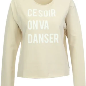 sweater - Penn & Ink kleur:  oyster ecru