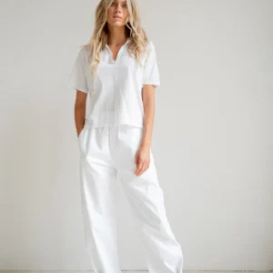 Top - Penn & Ink - kleur: wit